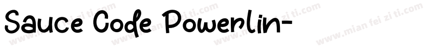 Sauce Code Powerlin字体转换